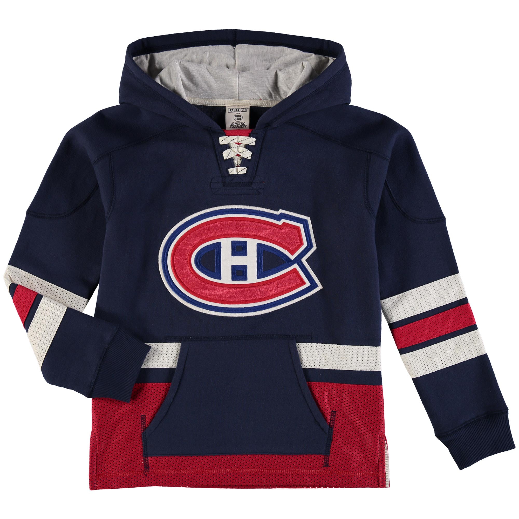 Montreal Canadiens Reebok Youth Retro Skate Hoodie Navy by Outerstuff
