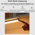 thumbnail image 5 of Luz debajo del gabinete, lámpara de escritorio LED de cocina, tira de luz con batería con imán, luz con batería USB regulable para iluminación de gabinete, 5 of 5