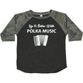 thumbnail image 3 of Inktastic Life's Better Polka Music Boys or Girls Toddler T-Shirt, 3 of 5