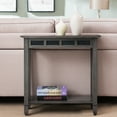 thumbnail image 6 of Design House Console Hall Stand in Smoke Gray and Black Slate, 6 of 19