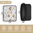thumbnail image 4 of Hair Tools Storage with Heat Resistant Mat- Heart-shaped Pattern Printed Curling Iron Travel Bag/Flat Iron Case for Women, 4 of 8
