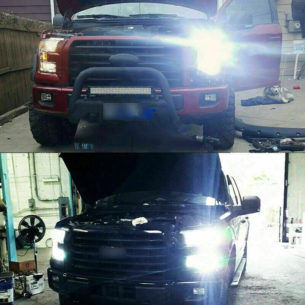 6-Piece LED Headlight & Fog Light Conversion Kit For Dodge Ram 2009-2017 - 6000K White, Plug & Play