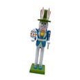 thumbnail image 4 of LeeQinersw Easter Bunny Nutcracker Decor Nutcracker Figure Easter Decoration Ornament for Party Decor Festive Home Shelves Office Light Blue, 4 of 9