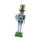 thumbnail image 4 of Figura de Cascanueces de Conejo de Pascua, Decoración de Madera Hecha a Mano para Estantes y Primavera Azul claro, 4 of 9