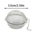 thumbnail image 2 of 2024 Mesh Stainless Steel Tea Infuser and Culinary Strainer for Loose Leaf Tea and Seasonings, 2 of 6