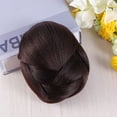 thumbnail image 3 of Synthetic Fiber Hair Extension Chignon Jaw Clip Bun Wig Hairpiece for Bridal Girls, 3 of 6