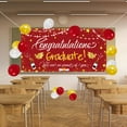 thumbnail image 3 of Graduation Ornaments Class Of 2026 Decorations Graduation Season Background Cloth Party Banner Photo Atmosphere Decoration 150X90Cm Banner, 3 of 5