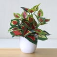 thumbnail image 4 of Yesbay Artificial Plant Fake Leaf Simulation Green Plant for Home Decoration, 4 of 10