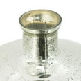 thumbnail image 3 of A&B Home Vase with Narrow Mouth and Vine Design Trim - 12" x 14" - Silver Finish, 3 of 5