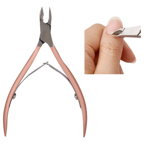 Cortadores de cutículas cortaúñas cortaúñas Pinza para cutículas de acero inoxidable y corte suave Tijeras para piel muerta de uñas de acero inoxidable Removedor de callos Anggrek Otros