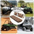 thumbnail image 5 of Uorisanigo UTV Seat Cover Anti-Scratch Aztec African Tribal Horse Mule Seat Cover Protector with Elastic Band Dustproof Anti UV Windproof All Weather Compatible with Kawasaki Mule 3000 3010 3020, 5 of 7