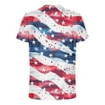 thumbnail image 3 of qucoqpe 4th of July Sports T-shirts Independence Day Patriotic Short Sleeve Tops America Flag Shirts Crew Neck Graphic Tees, 3 of 5