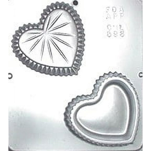 596 Heart Shaped Jewelry Box Chocolate Candy Mold