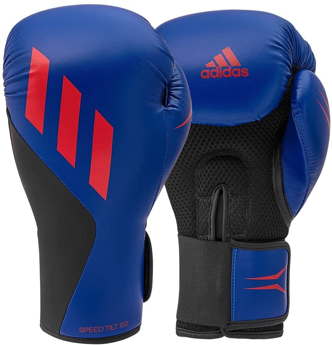 Unisex, Royal/Mat - Gloves and Black/Solar, Gloves Men, 10oz for Training TILT Fighting 150 Women, Speed Adidas Boxing