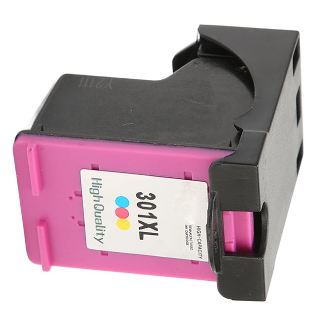 Ink Cartridge, Easy Installation Great Match Printer Cartridge Effect with Sponge for Replacement H-301XLBK Black,H-301XLC Colorful