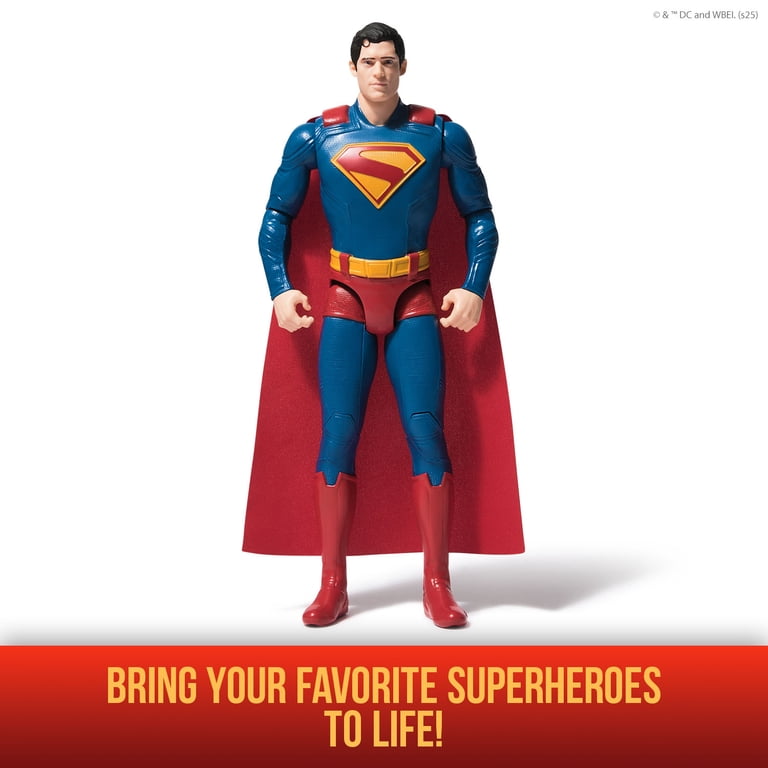 DC Comics SUPERMAN, 12-inch Superhero Action Figure, for Ages 4