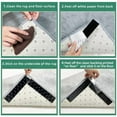 thumbnail image 3 of 16pcs Rug Tapes, Extra Large Non Slip Rug Pads Grippers for Hardwood Floors, Resuable Grippers for Area Rugs, Carpet Gripper, Strong adhisive Rug Conner Gripper, Stoppers for Area Rugs, 3 of 6