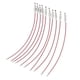 thumbnail image 4 of 10 piezas de zo de ambre DYNWAVEMX Llaveros Alambre de acero inoxidable rojo, 4 of 8