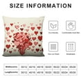 thumbnail image 5 of Nawypu  Valentines Day Pillow Covers Heart Love Pattern Throw Pillow Cover Decorations for Sofa Home Decor, 5 of 5
