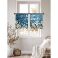 thumbnail image 4 of Life Is Better At The Beach Sheer Curtains 45 Inch Long 2 Panels, Summer Ocean Starfish Flower Seashell Light Filtering Rod Pocket Curtains, Sheer Voile Drapes for Living Room Bedroom, 52"x45", 4 of 8