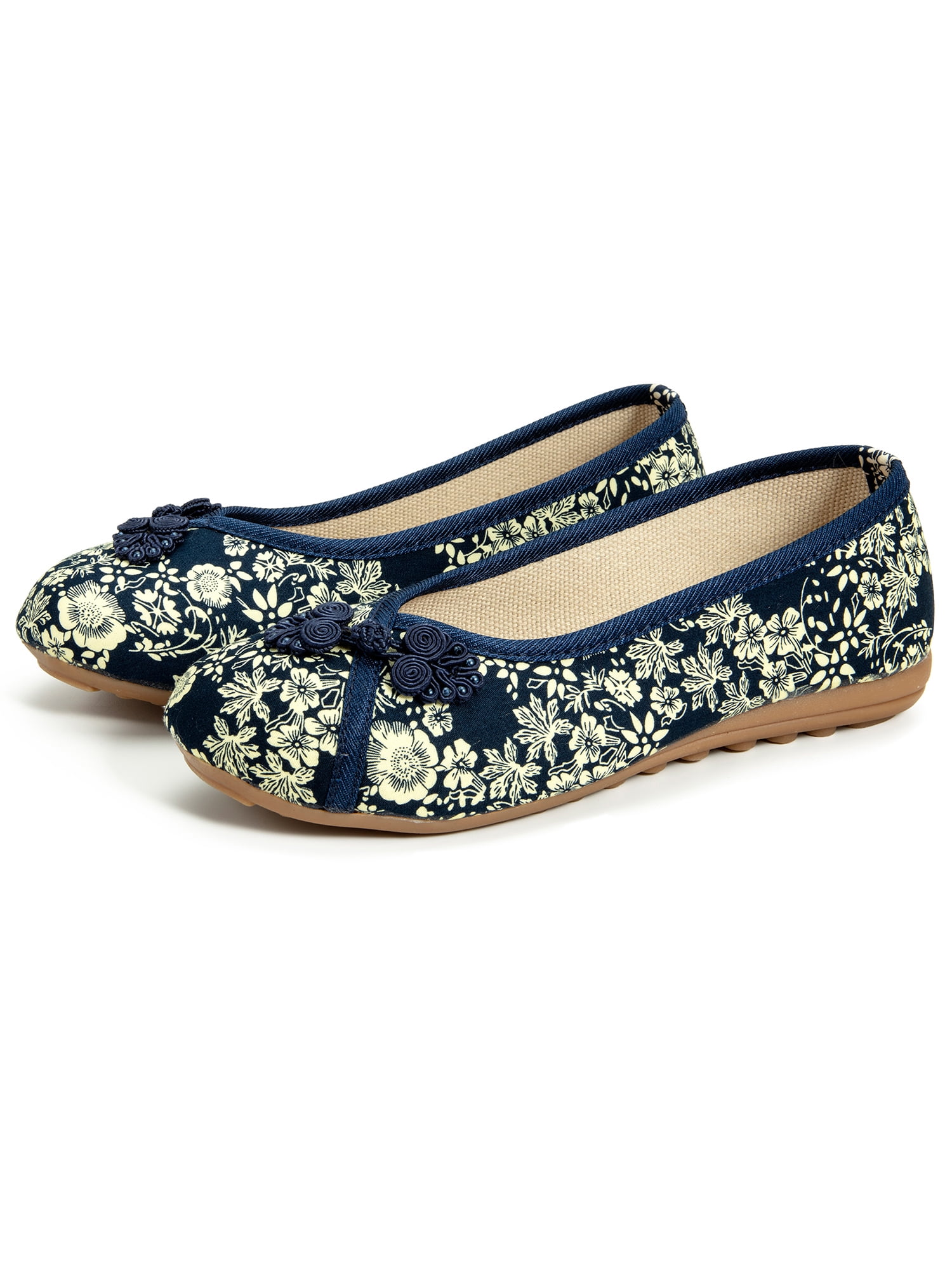 women's embroidered flat shoes