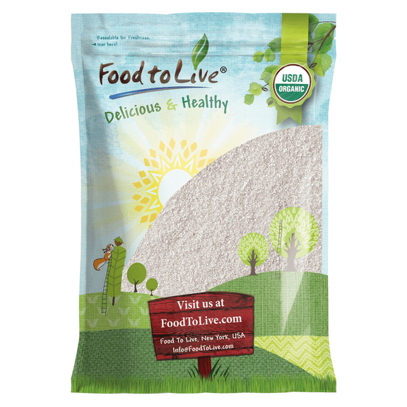 Gluten Free Organic White Polenta, 10 Pounds - Non-GMO , Vegan, Kosher -  by Food to Live