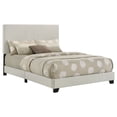 thumbnail image 3 of Dorian Fabric Upholstered Full Panel Bed Cream, 3 of 8