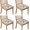 Pioneer Flower Floral, variant on Pioneer Flower Floral Print Pattern Seat Covers for Dining Room Chairs Set Of 4,Stretch Printed Washable Chair Seat Cover with Elastic Ties and Button,Removable Waterproof Couch Cushion Covers
