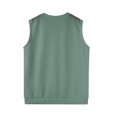 thumbnail image 4 of Men's Sweater Vests V Neck Knit Vest Sleeveless Sweaters for Men Classic Layering Knitwear Tops Classic V Neck Vest Green M, 4 of 5