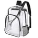 thumbnail image 1 of Mochila transparente para trabajo pesado Mochila transparente Mochila de plástico transparente para la escuela, el trabajo, el estadio, los viajes, la seguridad, el festival, la universidad (B, 1 of 3
