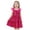 Hot Pink, variant on vigerkar Toddler Girls Sequin Dress with Fluffy Tulle Cuff Formal Pageant Flower Girl Party Birthday Dress (Hot Pink, 1-2 Years)