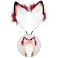 thumbnail image 4 of Peluche Orejas sintética Diadema Disfraces Disfraz Pinza para el cabello Regalo Halloween Cosplay Rendimiento Vestirse Soledad Sombreros, 4 of 8