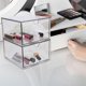thumbnail image 3 of Clear Acrylic Makeup Organizer Box For Skincare Storage And Face Towels In Transparent Design 2Pcs, 3 of 4