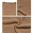 thumbnail image 5 of Ediodpoh Oversized Knit Sweater Soft Yarn Pullover Casual Winter Warm Pattern Crewneck Top for Fall Season Oversized Sweaters for Women Khaki S, 5 of 6