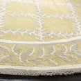 thumbnail image 3 of Safavieh Chelsea Alecia Geometric Area Rug, Yellow/Gray, 5'6" x 5'6" Round, 3 of 8