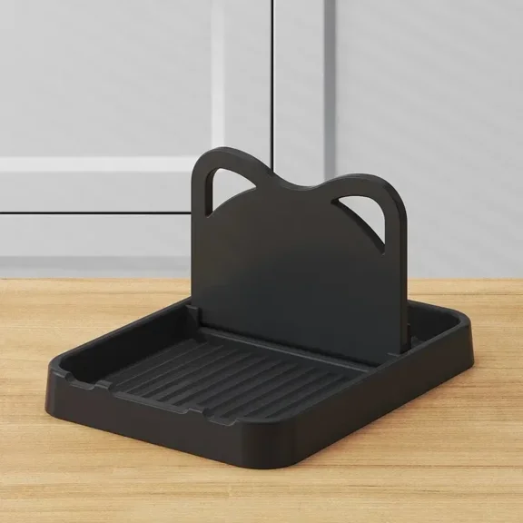 Shijinpojj Multifunctional Pan Pot Lid Holder Stand Rack Spoon Rest Pot Lid Spatula Soup Spoon Storage Shelf Kitchen Accessories