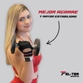 thumbnail image 4 of Guante de Dama Lycra, Gym, Crossfit FELTER SPORTS  Negro / M, 4 of 7