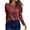 Red, variant on Womens T Shirts Long Sleeve Ladies Tops Fall Fashion Autumn Winter New Crewneck Bubble Sleeve Button Cute Tee Shirts Beige M