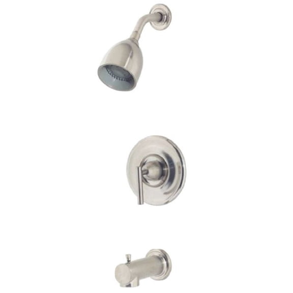 Pfister G89-8NK0 Single Handle Tub and Shower Combo Trim, Brushed Nickel