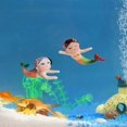 thumbnail image 2 of Floating Mermaid Aquarium Decoration, Aquariums, Ornaments, Aquariums, Decor, Aquariums, Floating Decorations Playful, 2 of 5
