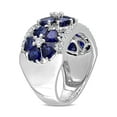 thumbnail image 3 of Everly Women's Created Sapphire Sterling Silver Ring, 3 of 6