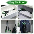 thumbnail image 5 of 32" Reacher Grabber Tool, ORFELD Trash Claw Grabber Reaching Assist Pick up Portable Aluminum Green, 5 of 12