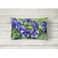 thumbnail image 4 of Carolines Treasures 16 x 12 in. Unisex Rhode Island Violets in Watercolor Fabric Decorative Pillow, 4 of 4