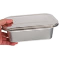 thumbnail image 5 of Reusable Stainless Steel Ice Cream Container with Lid, Stackable Freezer Tub for Homemade Gelato, Sorbet and Frozen Yogurt, 5 of 7