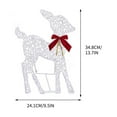 thumbnail image 3 of Solar Powered Deer Decor, Qiopertar Under $5 Christmas Outdoor Decoration Luminous Deer Three Piece Set Gardening Decoration Ornaments Outdoor Christmas Decoration, 3 of 4