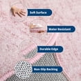thumbnail image 5 of Garvee 10'x13' Scalloped Area Rugs Modern Bordered Rug, Washable Rugs Non-Slip Rugs Indoor Carpet for Living Room Bedroom Home Office, Pink, 5 of 9