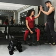 thumbnail image 5 of HolaHatha Hexagonal Dumbbell Free Hand Weight Set, 5, 8, & 10 Lbs, Black, 5 of 8