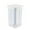 White #0, variant on Airtight Cereal Storage Container with 4 Compartments | 2.3L Clear Food Storage Bin for Pantry Organization | Flour, Sugar, Rice & Snacks | Includes Measuring Cup