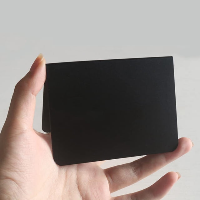 unbranded 10Ud Pizarras Negras De Sobremesa Borrables Para Mensajes Reutilizables