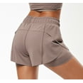 thumbnail image 4 of Women's Quick-Dry Running Workout Sports Shorts, 4 of 8